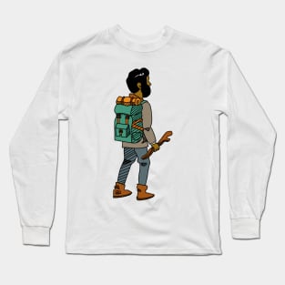 Hiker Man Long Sleeve T-Shirt